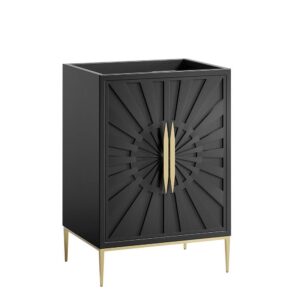 Awaken 24" Bathroom Vanity Cabinet in Black by Modway