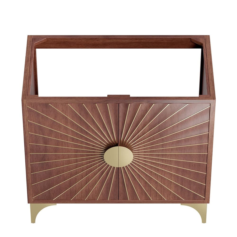 Daylight 36" Bathroom Vanity Cabinet in Walnut by Modway - Image 5