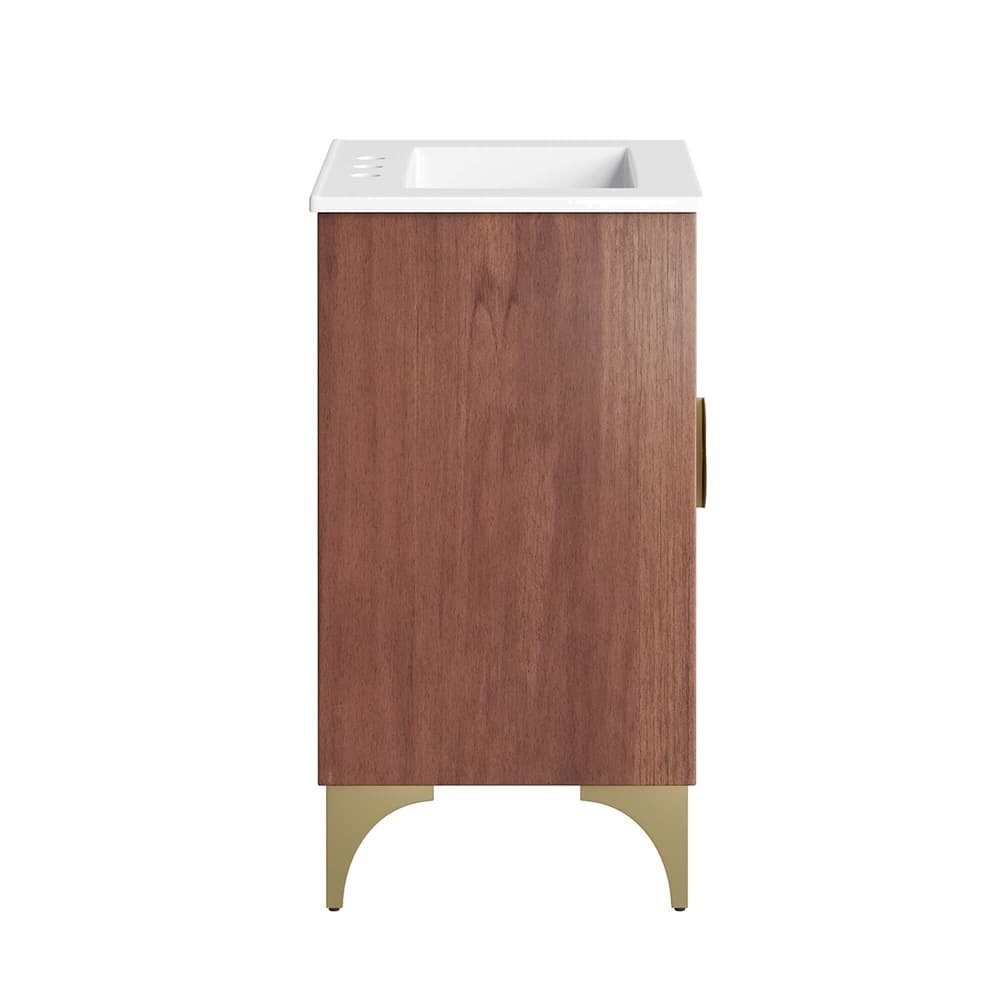 Daylight 24" Bathroom Vanity in White Walnut by Modway - Image 4