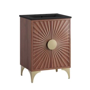 Daylight 24" Bathroom Vanity in Black Walnut by Modway