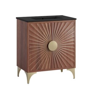 Daylight 30" Bathroom Vanity in Black Walnut by Modway