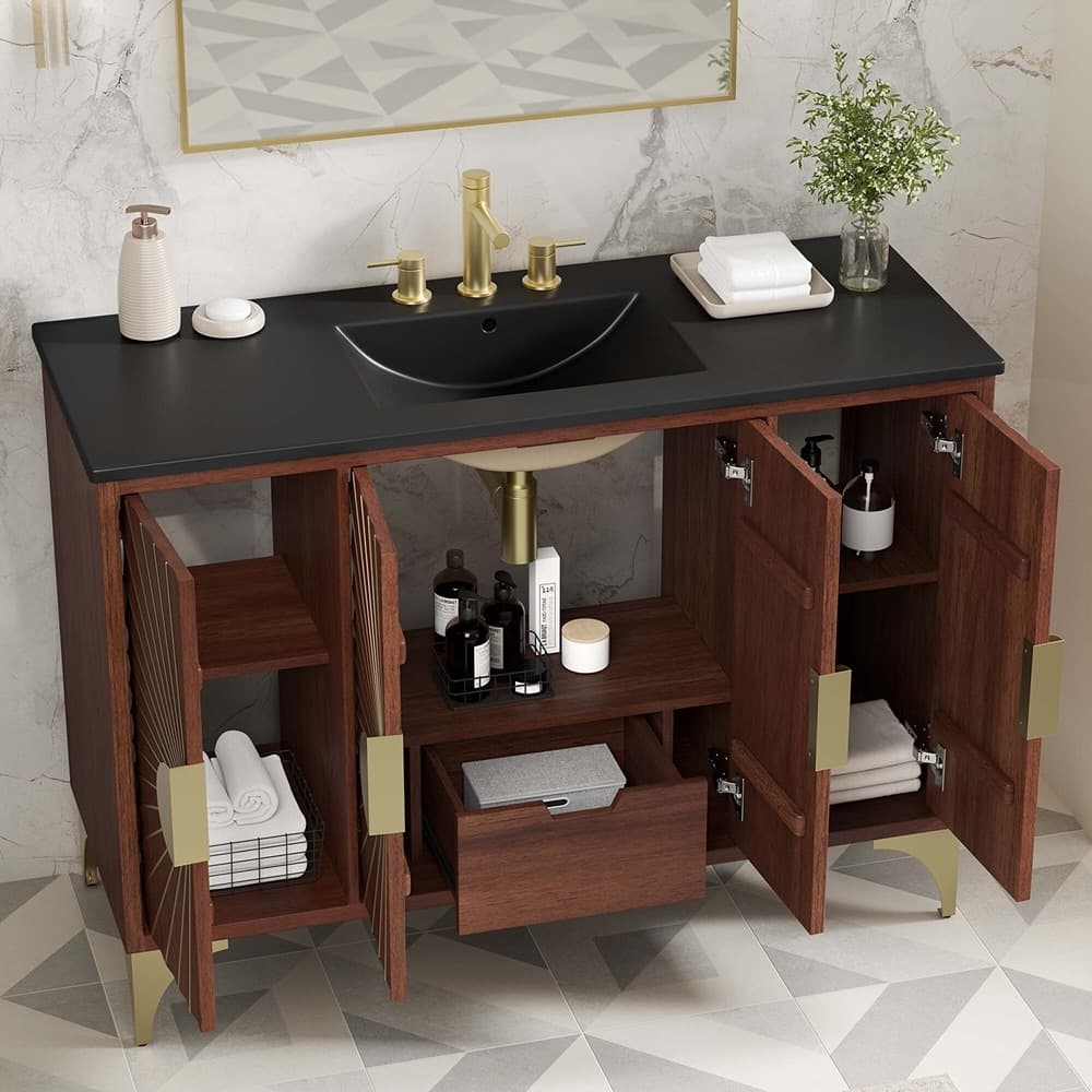 Daylight 48" Bathroom Vanity in Black Walnut by Modway - Image 12