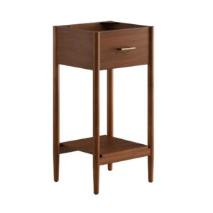 Zaire 18" Bathroom Vanity Cabinet (Sink Basin Not Included) in Walnut by Modway