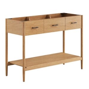 Zaire 48" Single Sink Compatible Bathroom Vanity Cabinet (Sink Basin Not Included) in Natural by Modway