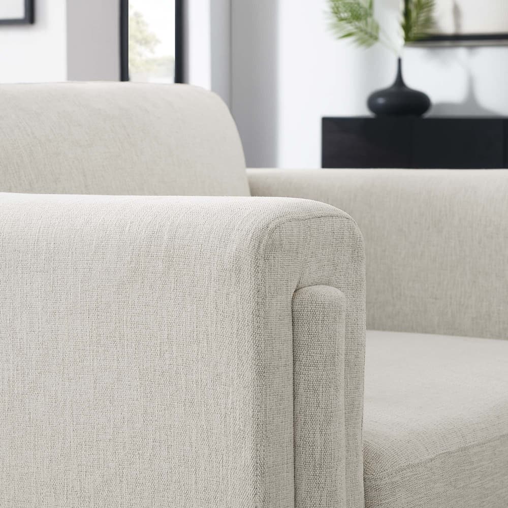 Visible Fabric Armchair in Ivory by Modway - Image 9