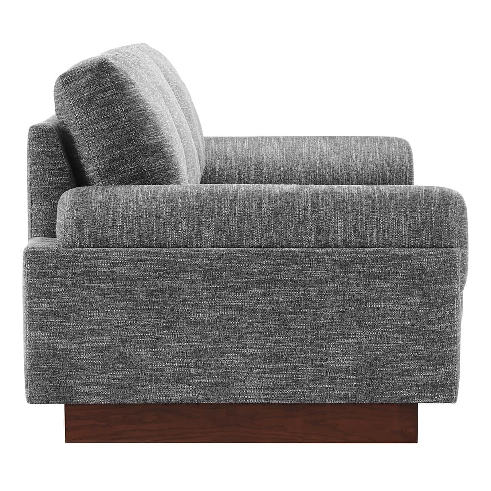 Oasis Upholstered Fabric Sofa in Gray by Modway - Image 4