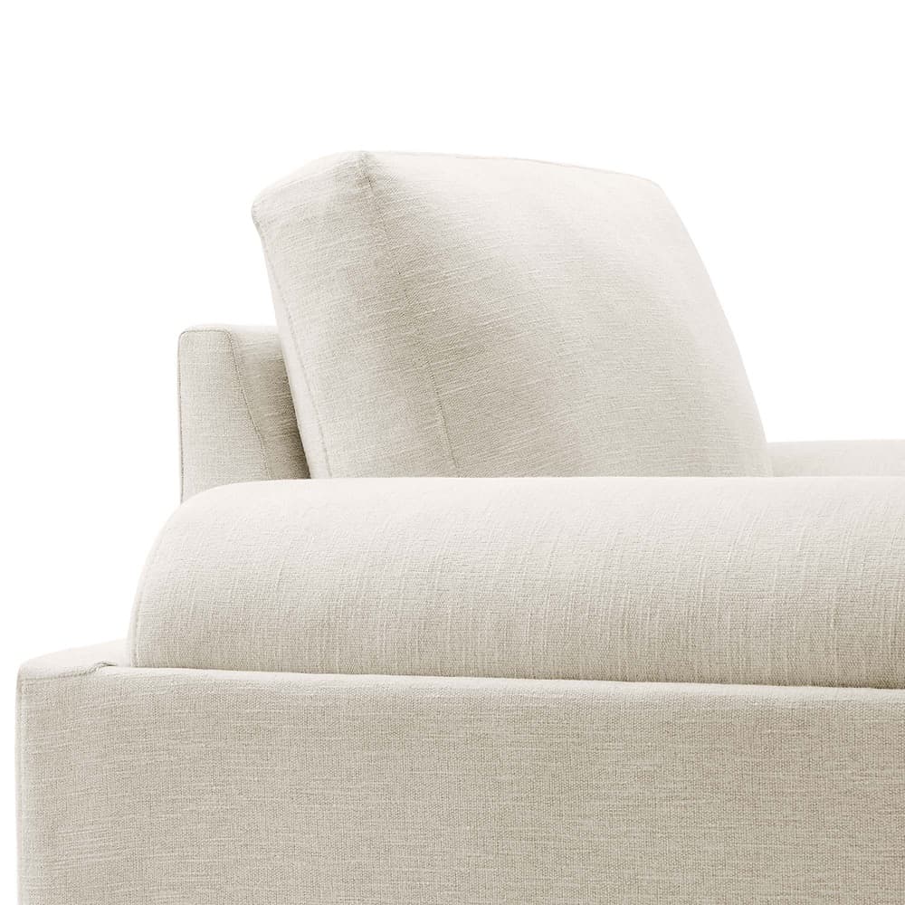 Oasis Upholstered Fabric Armchair in Ivory by Modway - Image 7