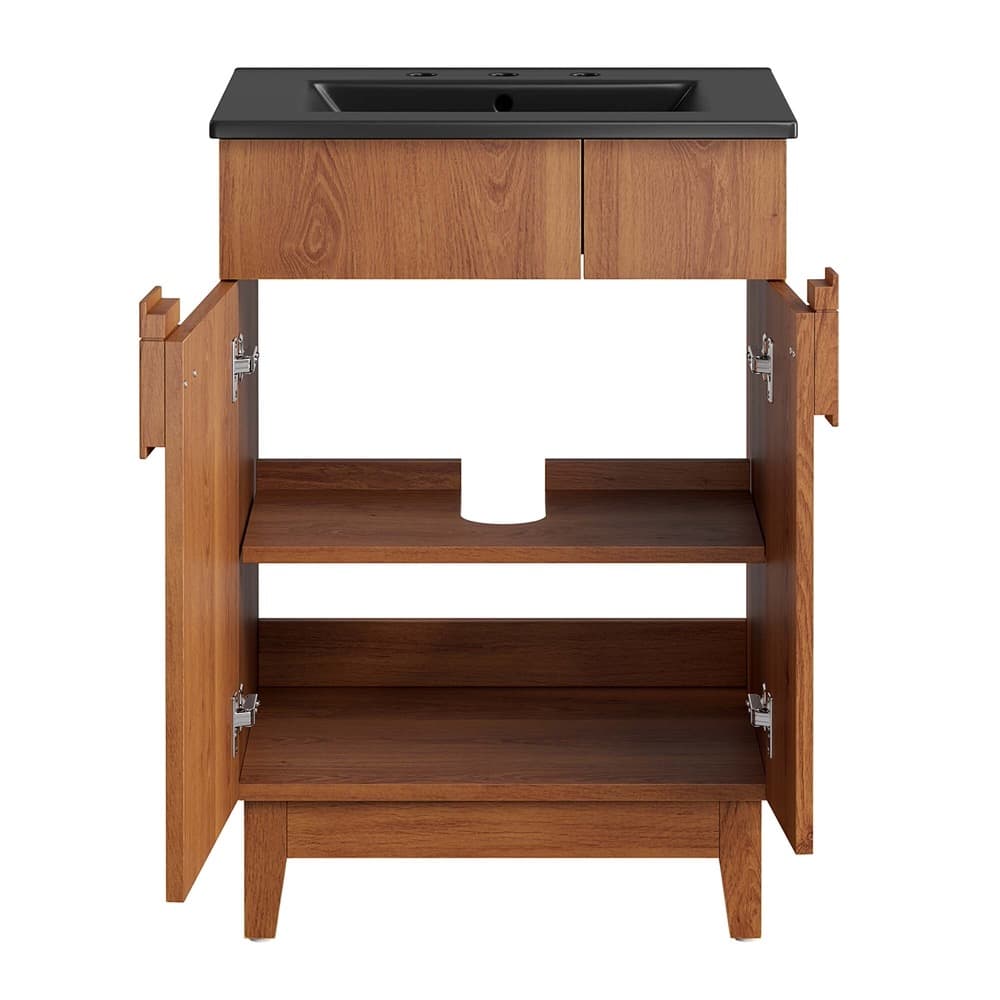 Miles 24" Bathroom Vanity in Black Walnut by Modway - Image 6