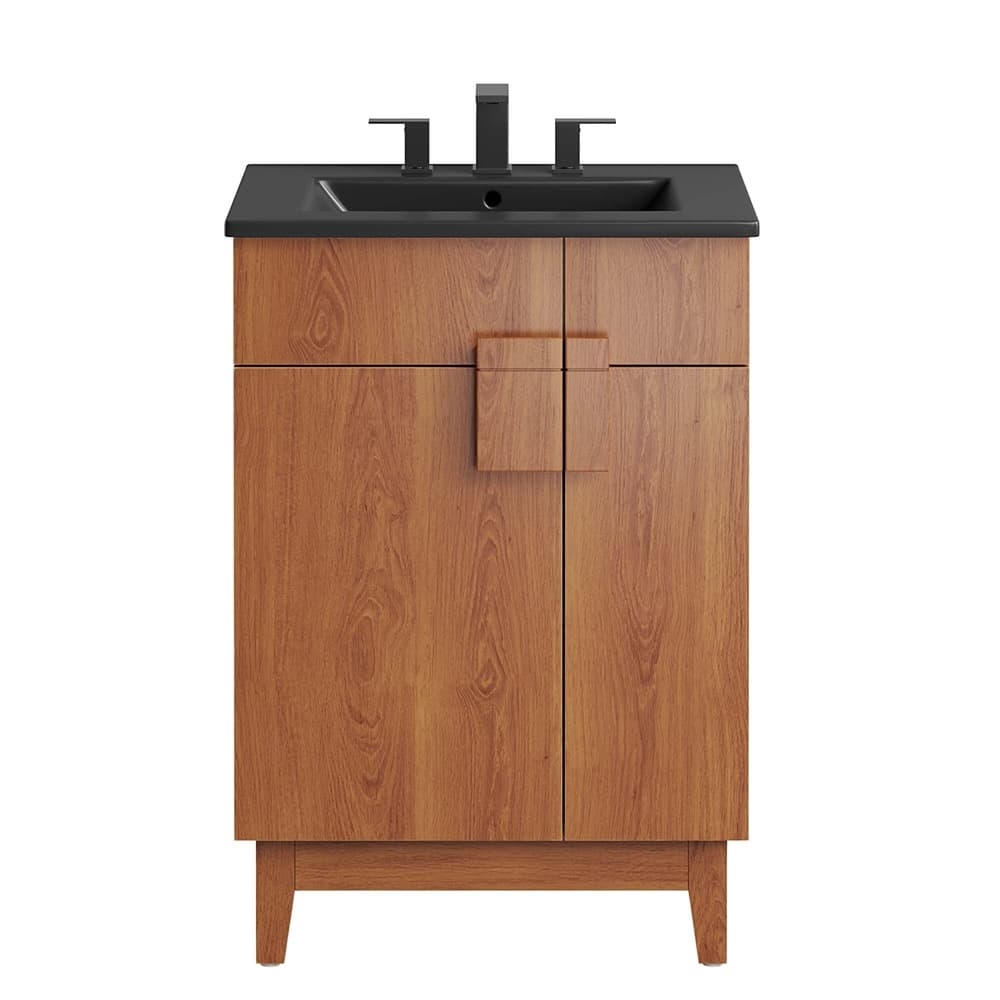 Miles 24" Bathroom Vanity in Black Walnut by Modway - Image 9
