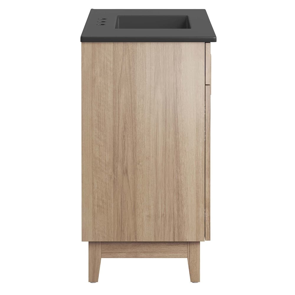 Miles 36" Bathroom Vanity in Black Oak by Modway - Image 4