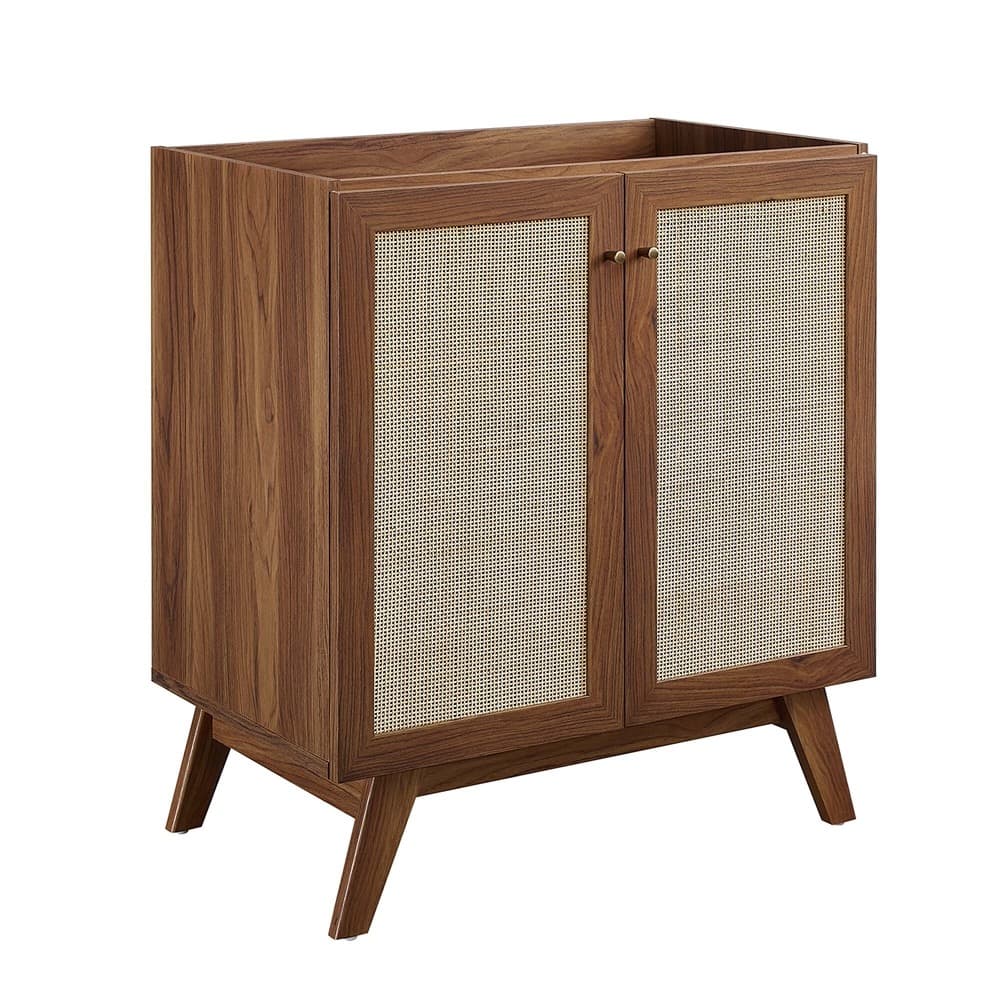 Soma 30" Bathroom Vanity Cabinet (Sink Basin Not Included) in Walnut by Modway