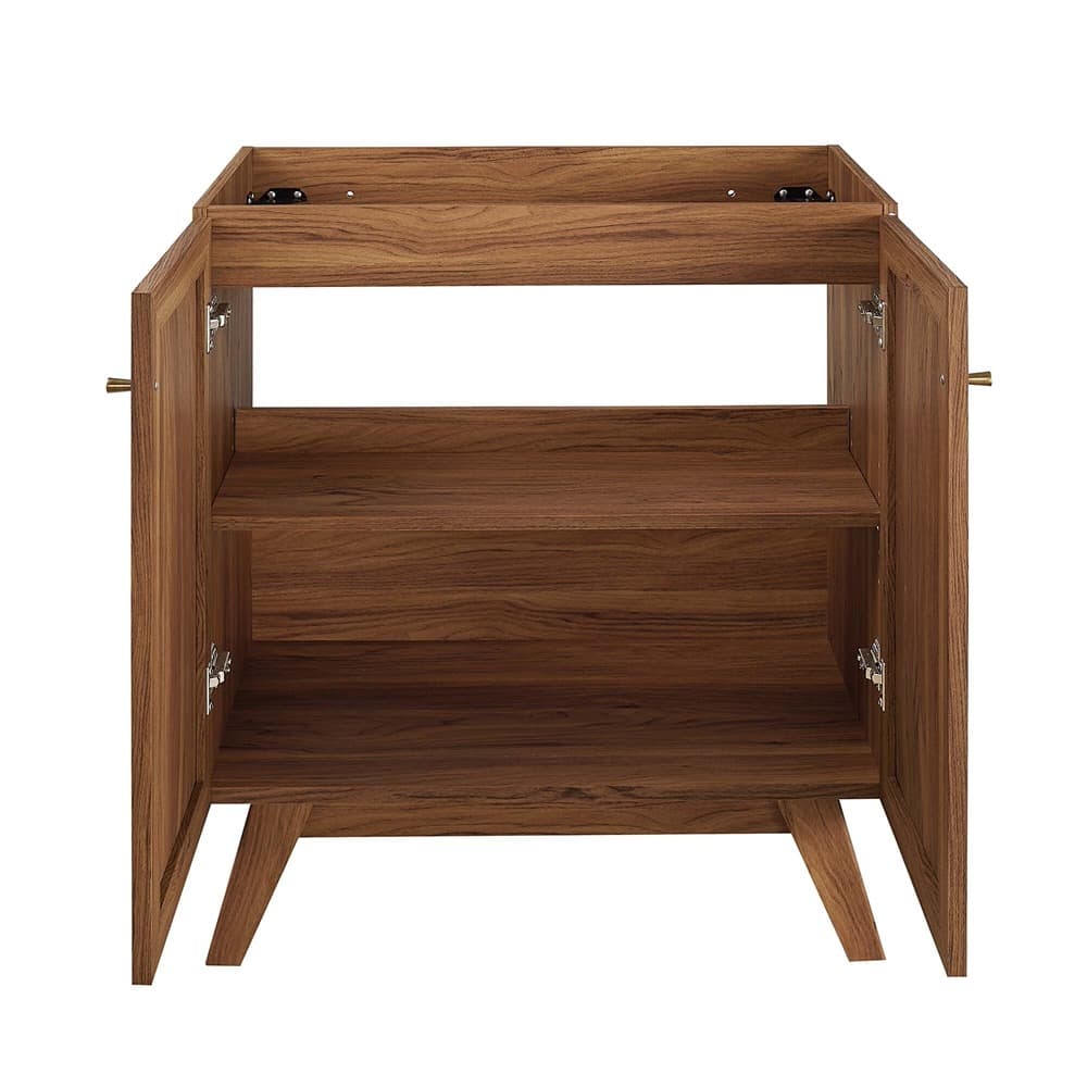 Soma 30" Bathroom Vanity Cabinet (Sink Basin Not Included) in Walnut by Modway - Image 8