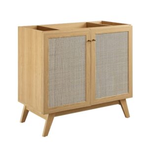 Soma 36" Bathroom Vanity Cabinet (Sink Basin Not Included) in Oak by Modway