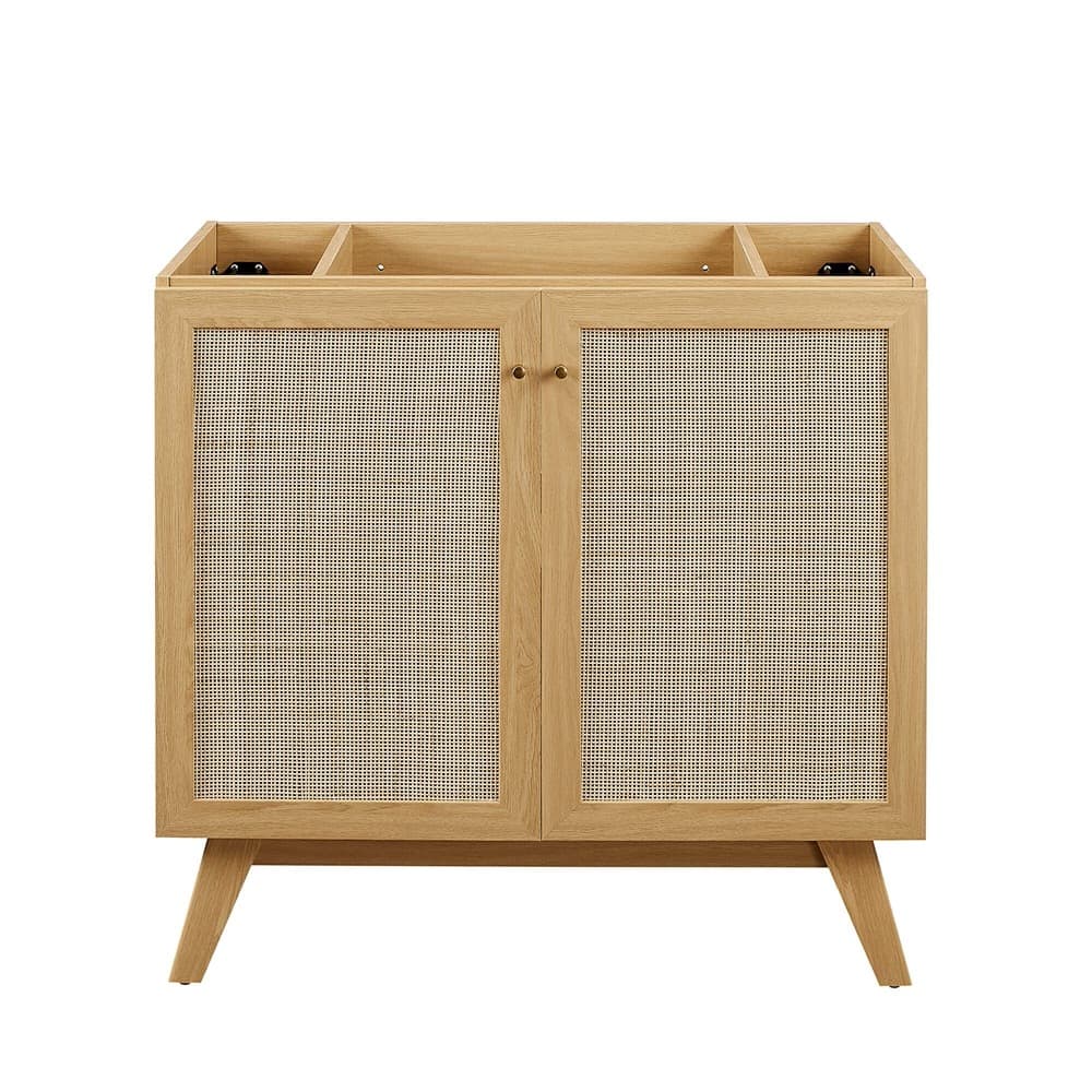 Soma 36" Bathroom Vanity Cabinet (Sink Basin Not Included) in Oak by Modway - Image 6