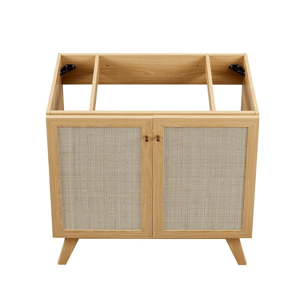 Soma 36" Bathroom Vanity Cabinet (Sink Basin Not Included) in Oak by Modway - Image 7