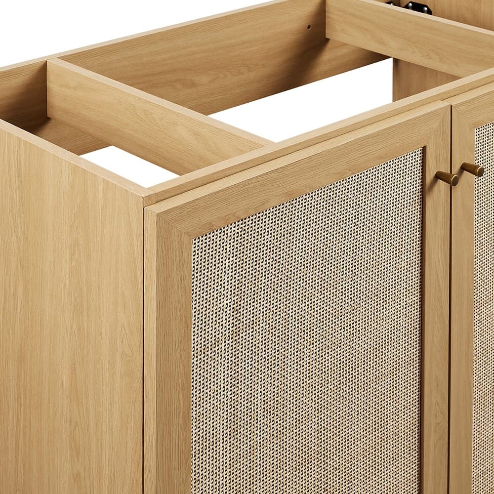 Soma 36" Bathroom Vanity Cabinet (Sink Basin Not Included) in Oak by Modway - Image 9