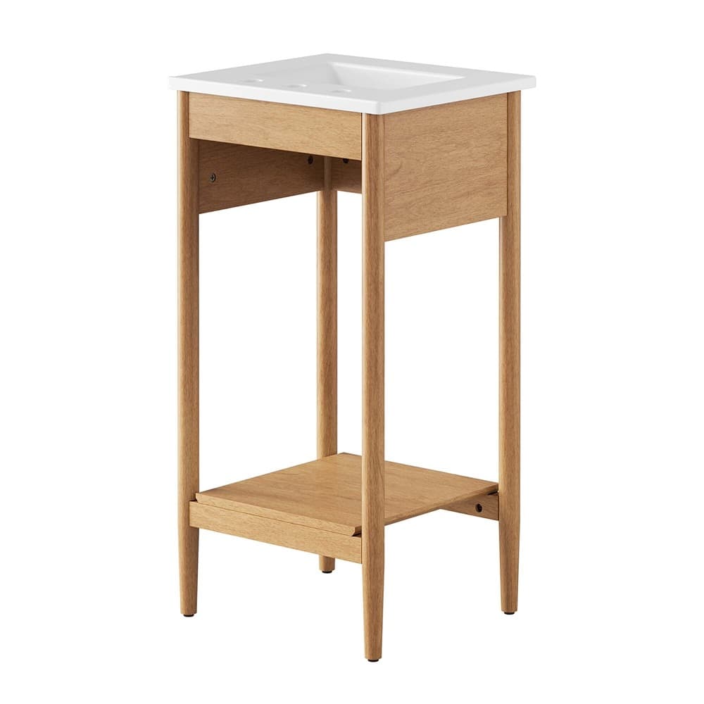 Zaire 18" Bathroom Vanity in Natural White by Modway - Image 5