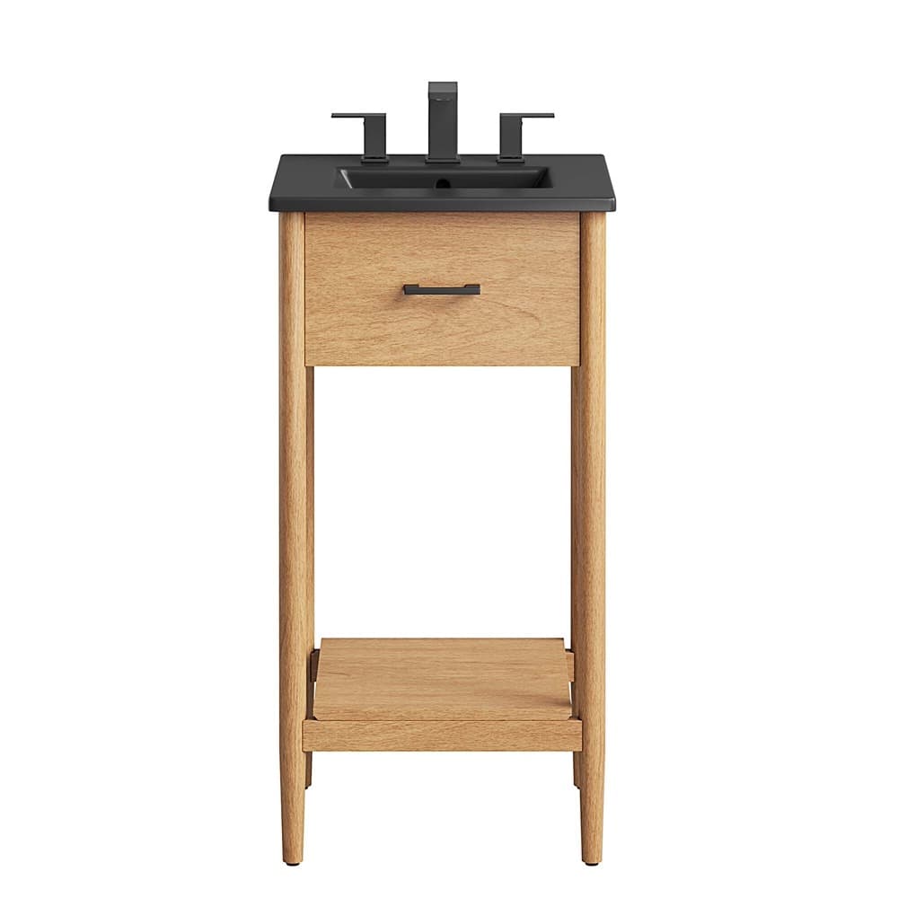 Zaire 18" Bathroom Vanity in Natural Black by Modway - Image 6