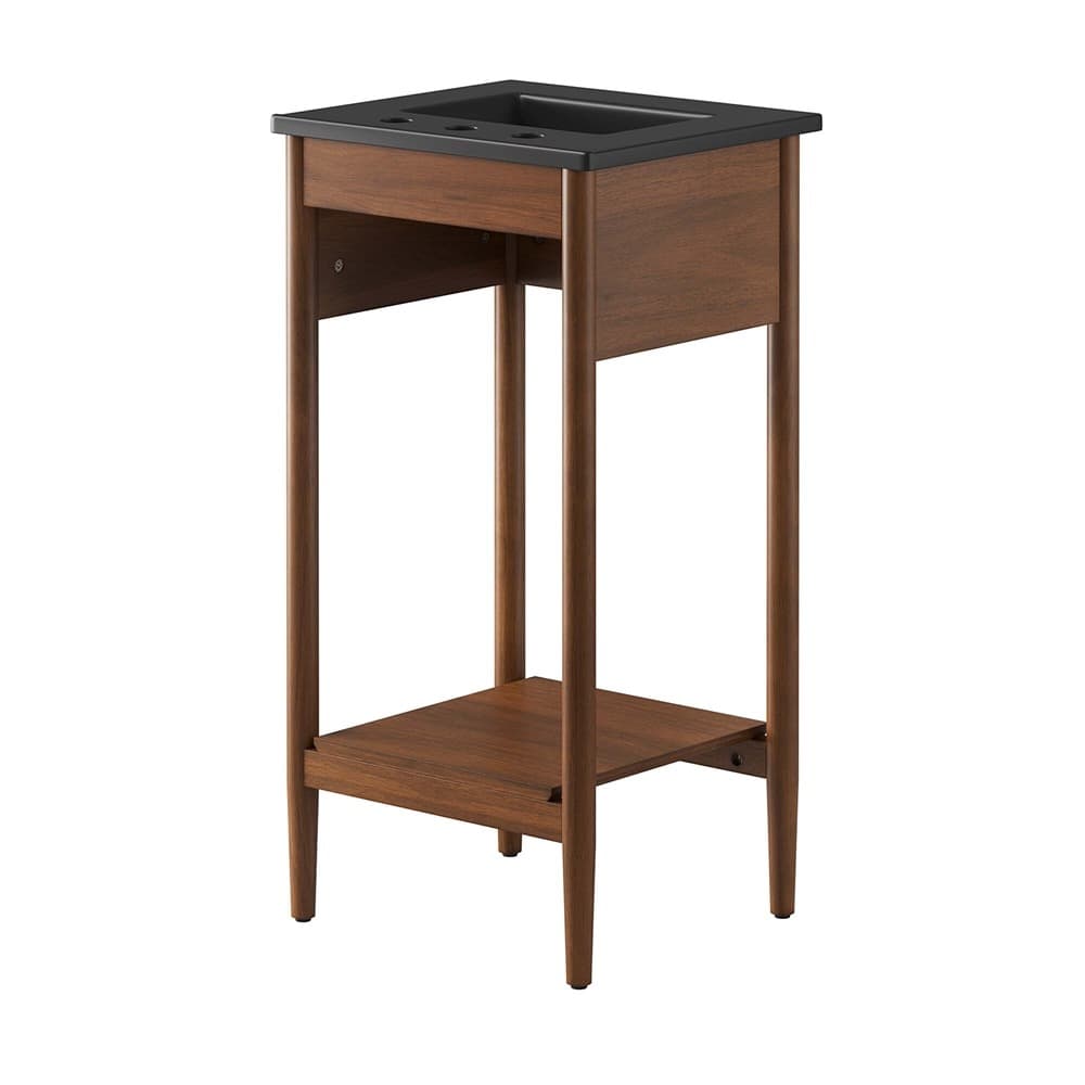 Zaire 18" Bathroom Vanity in Walnut Black by Modway - Image 5
