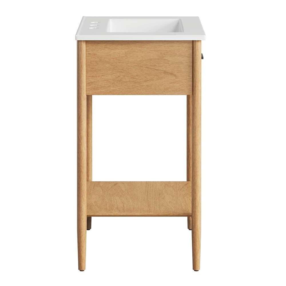 Zaire 24" Bathroom Vanity in Natural White by Modway - Image 4