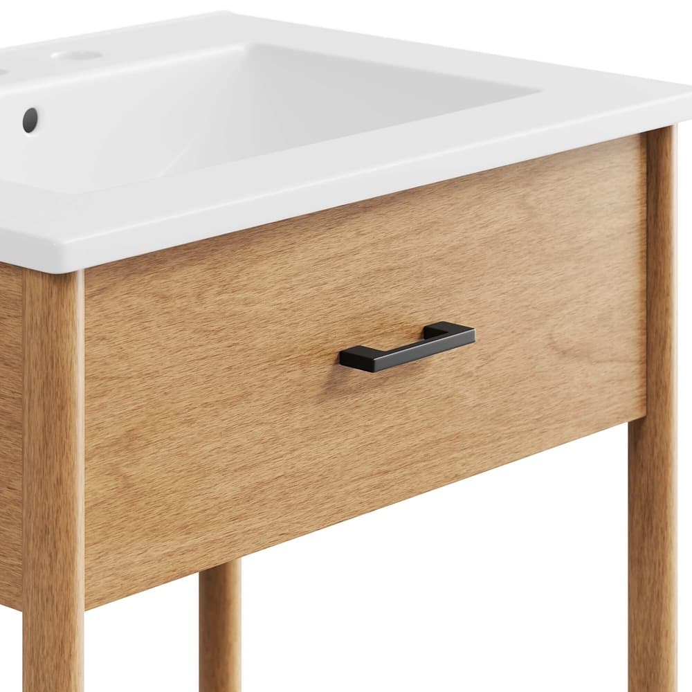 Zaire 24" Bathroom Vanity in Natural White by Modway - Image 7