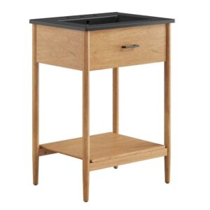 Zaire 24" Bathroom Vanity in Natural Black by Modway