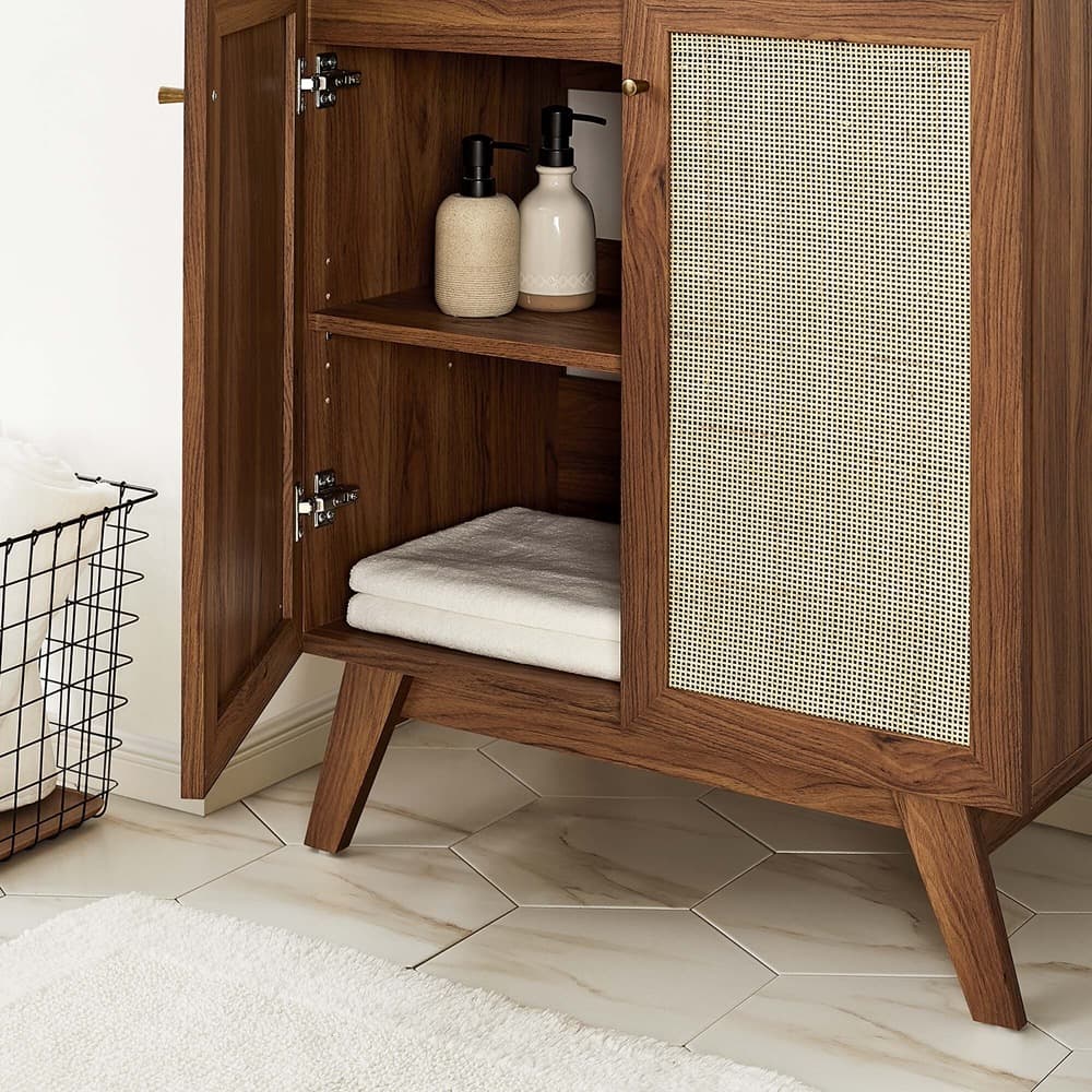 Soma 30" Bathroom Vanity in Walnut Black by Modway - Image 16