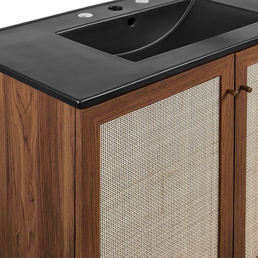 Soma 36" Bathroom Vanity in Walnut Black by Modway - Image 13