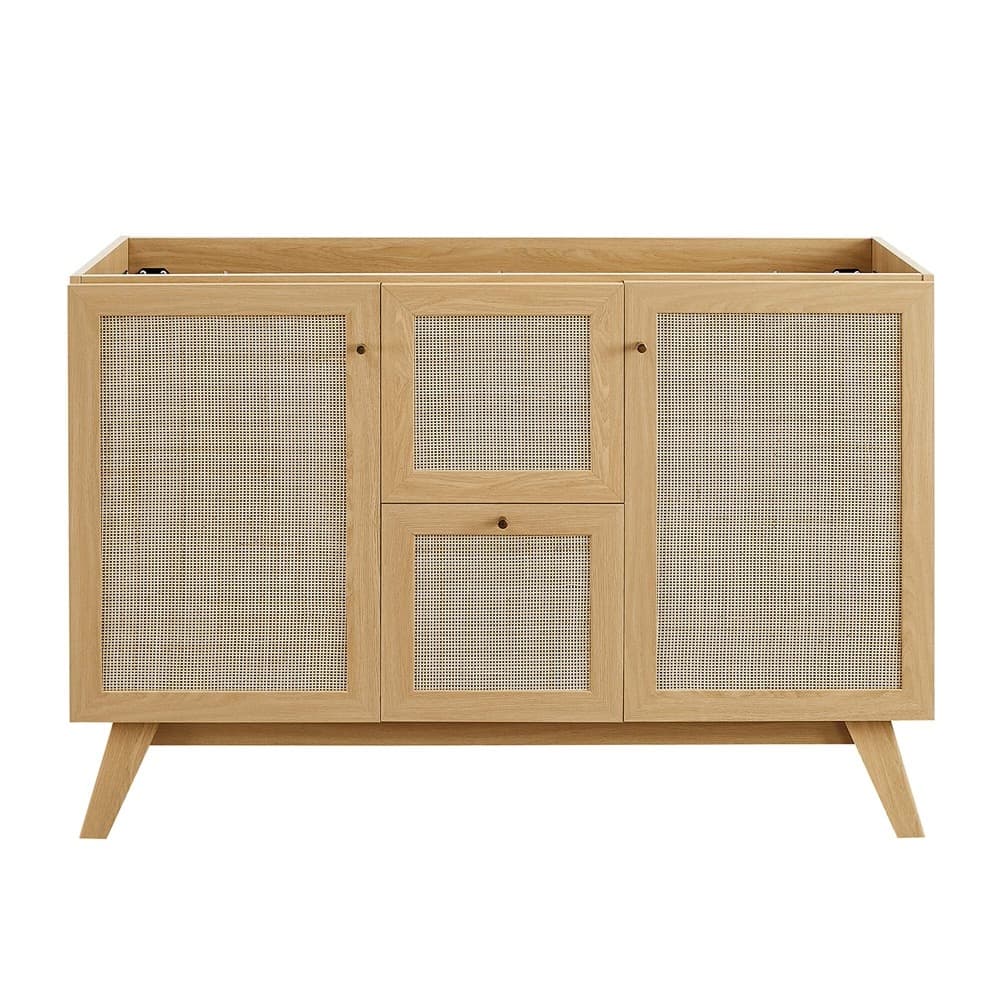 Soma 48" Single Sink Bathroom Vanity in Oak White by Modway - Image 7