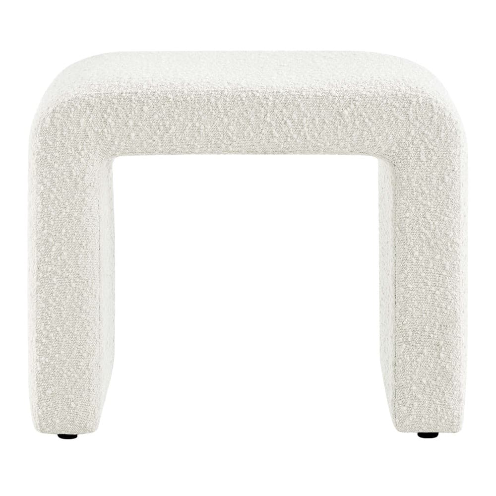 Simba Boucle Fabric Waterfall Stool in Ivory by Modway - Image 5