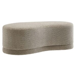 Nimbus 48" Upholstered Ottoman Bench in Oat by Modway