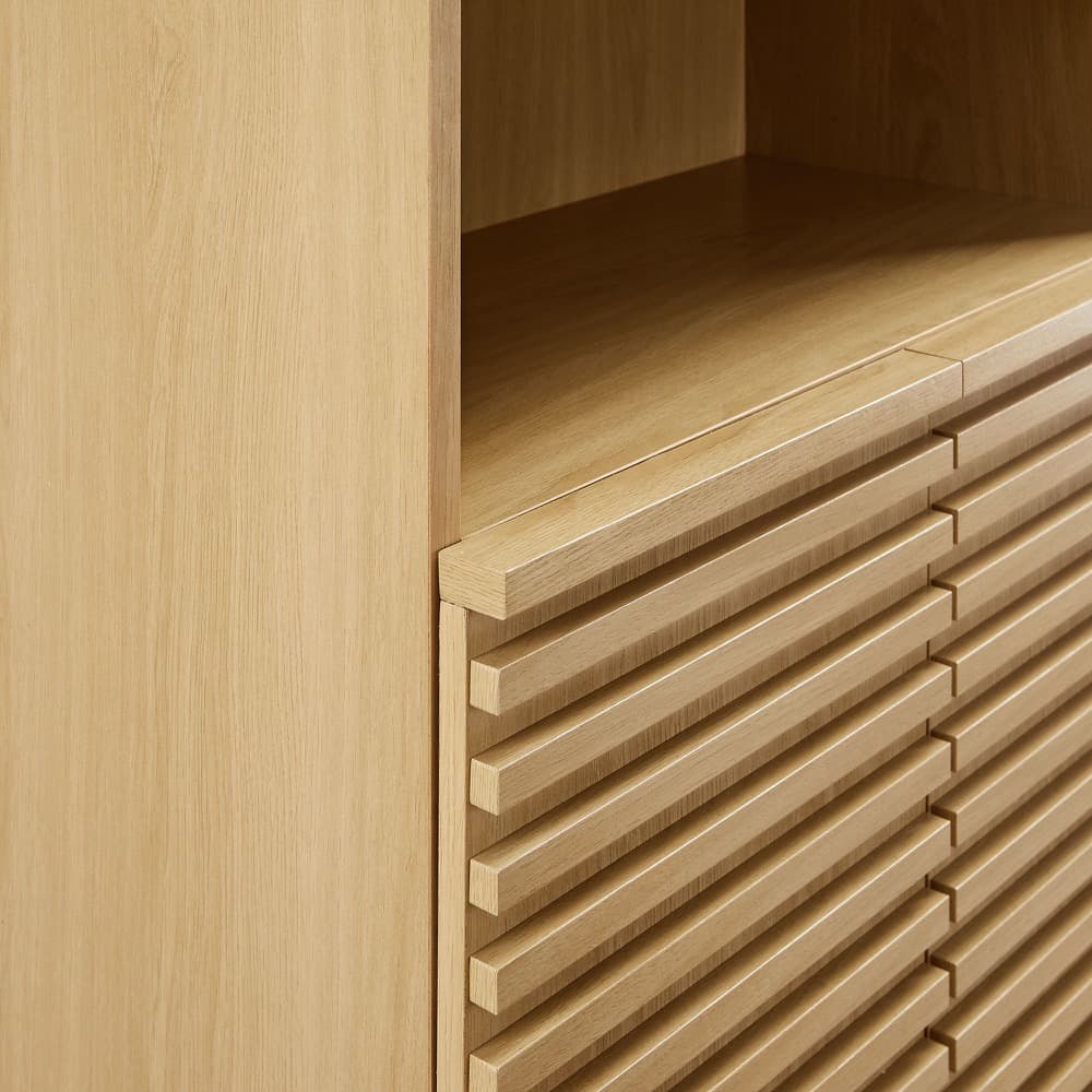 Render Tall Bathroom Storage Cabinet in Oak by Modway - Image 7