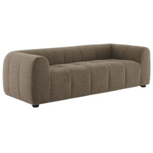 Liana Upholstered Fabric Sofa in Mocha by Modway