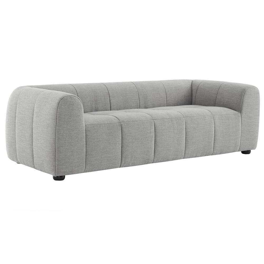 Liana Upholstered Fabric Sofa in Pewter by Modway