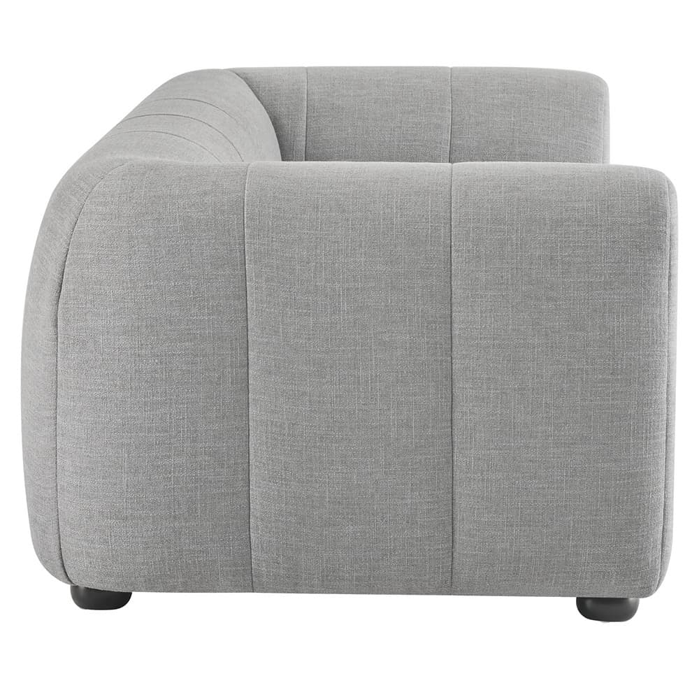 Liana Upholstered Fabric Sofa in Pewter by Modway - Image 4