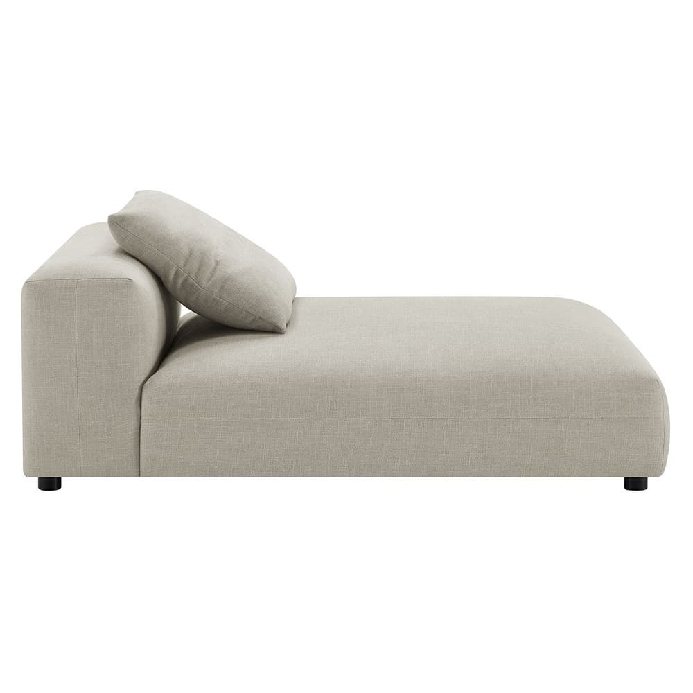 Solace 2-Piece Modular Upholstered Fabric Sectional Sofa With Chaise in Linen by Modway - Image 6