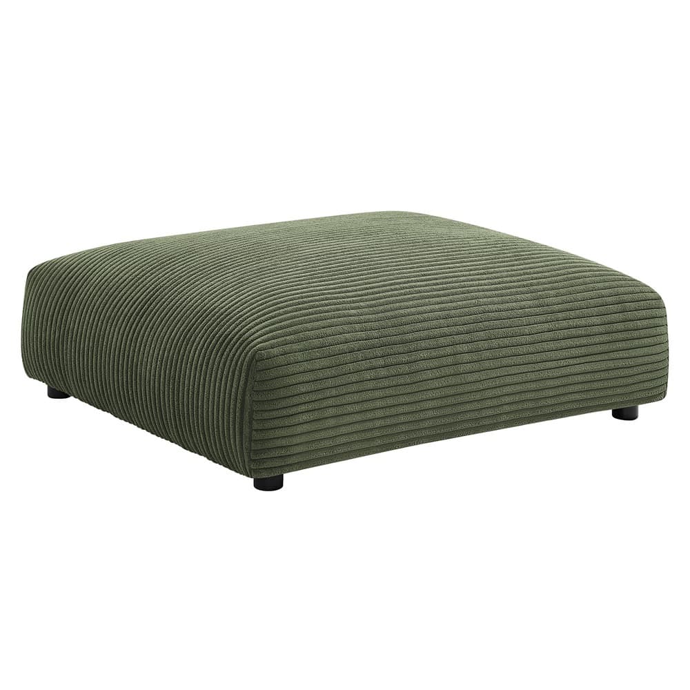 Solace 4-Piece Modular Corduroy Upholstered Sectional Sofa in Fern by Modway - Image 6