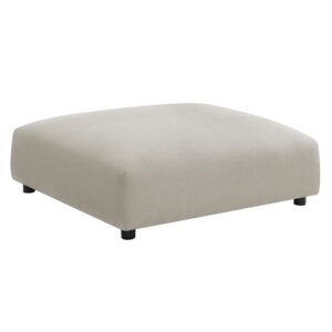 Solace Modular Upholstered Fabric Ottoman in Linen by Modway