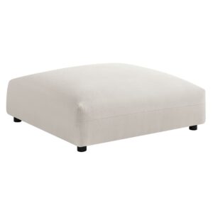 Solace Modular Upholstered Fabric Ottoman in Salt by Modway