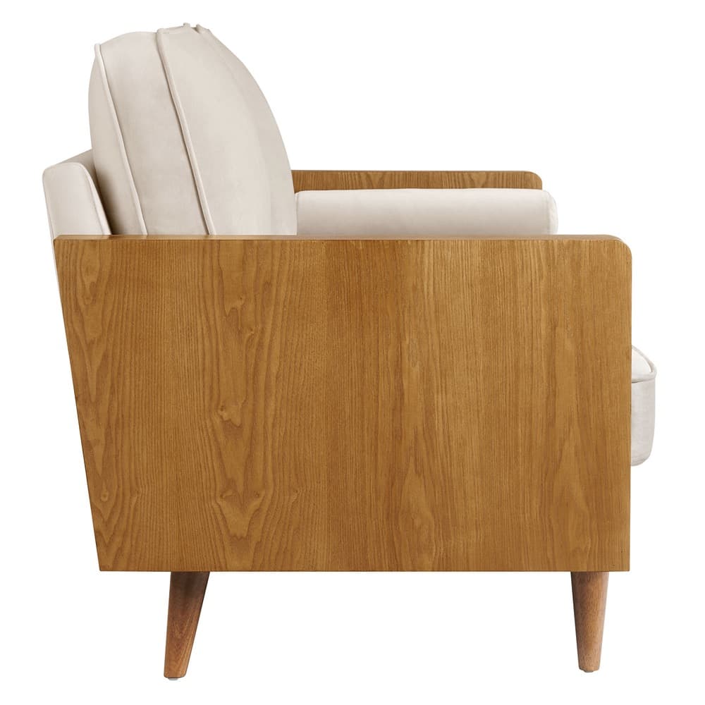 Kellan Performance Velvet Sofa in Walnut Almond by Modway - Image 4