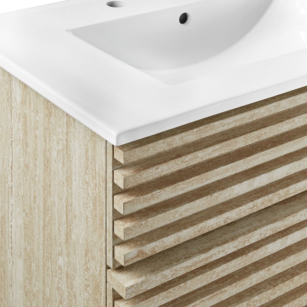 Render 30" Bathroom Vanity With Sink in White by Modway - Image 8