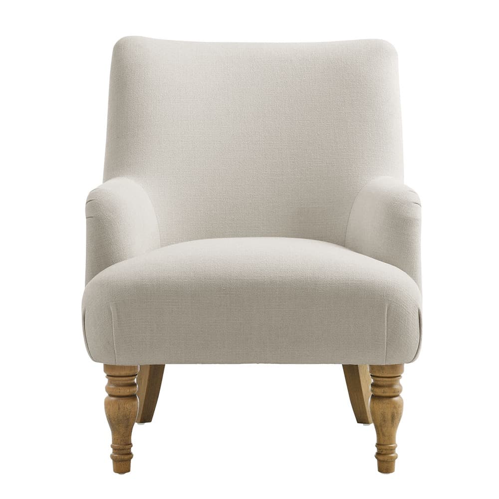 Ellington Fabric Upholstered Accent Armchair in Salt by Modway - Image 6