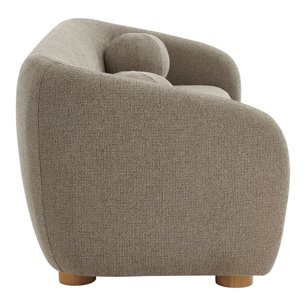 Holland 85" Chenille Fabric Sofa in Taupe by Modway - Image 5