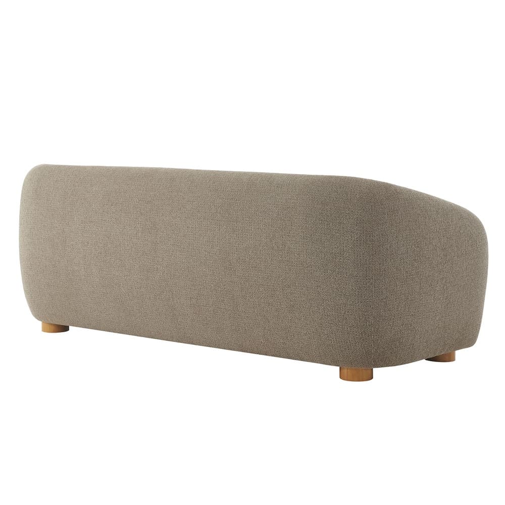 Holland 85" Chenille Fabric Sofa in Taupe by Modway - Image 6