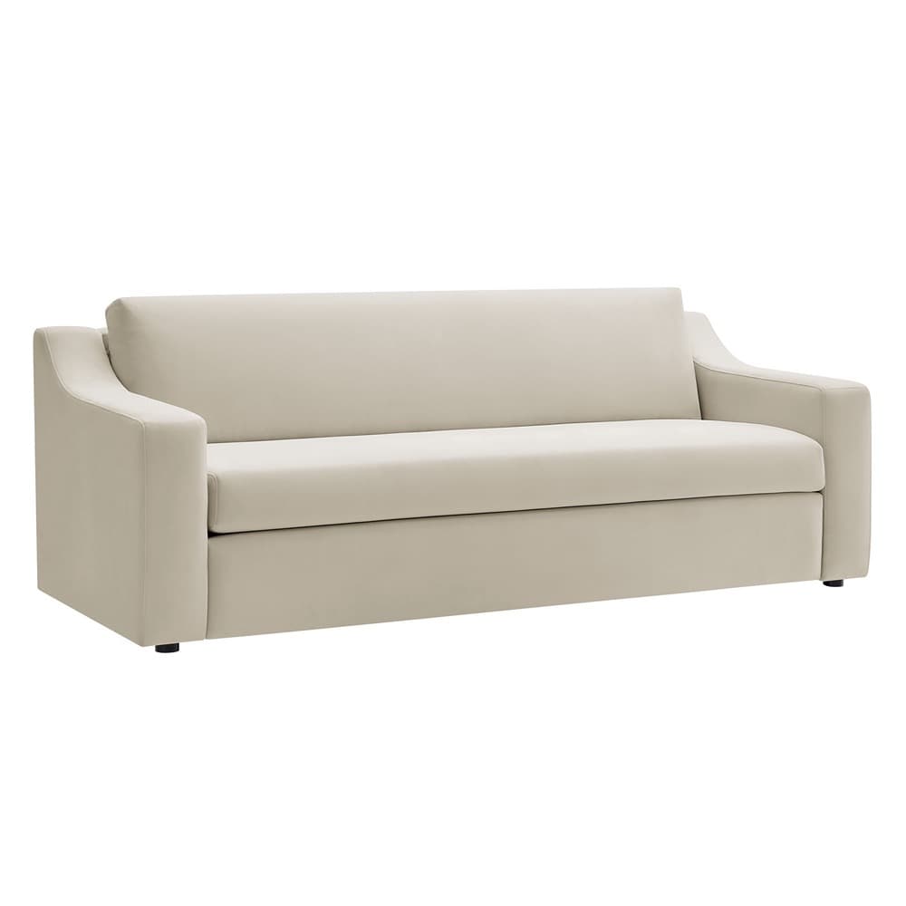 Liora Performance Velvet Sofa in Alabaster by Modway