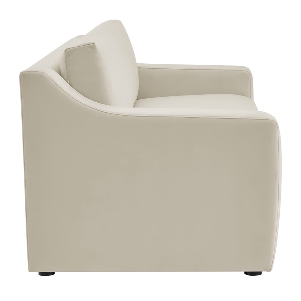Liora Performance Velvet Sofa in Alabaster by Modway - Image 4