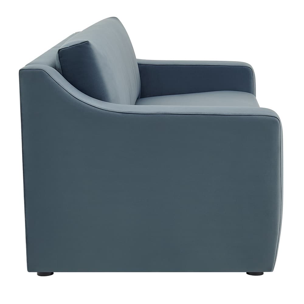 Liora Performance Velvet Sofa in Cadet Blue by Modway - Image 4