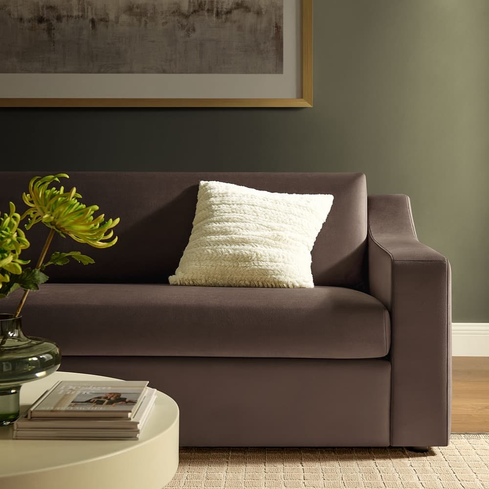 Liora Performance Velvet Sofa in Chocolate Brown by Modway - Image 9