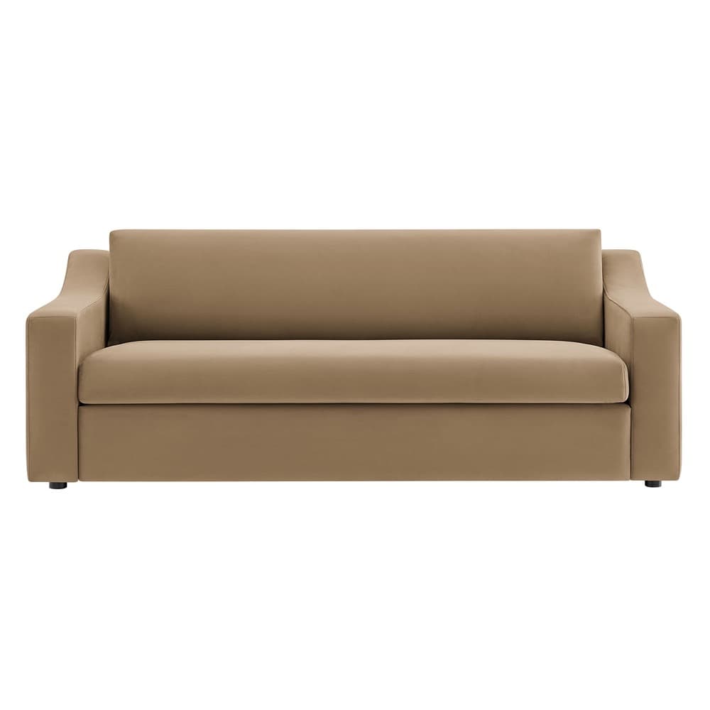 Liora Performance Velvet Sofa in Taupe by Modway - Image 6