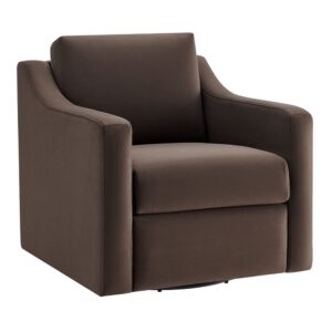 Liora Performance Velvet Armchair in Chocolate by Modway